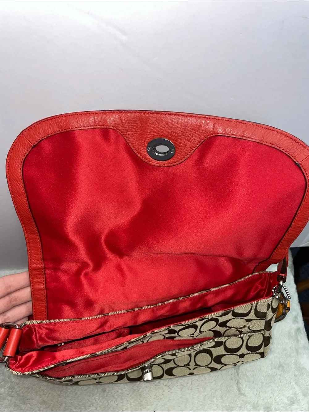 Coach ‘Park’ Signature Flap Hobo